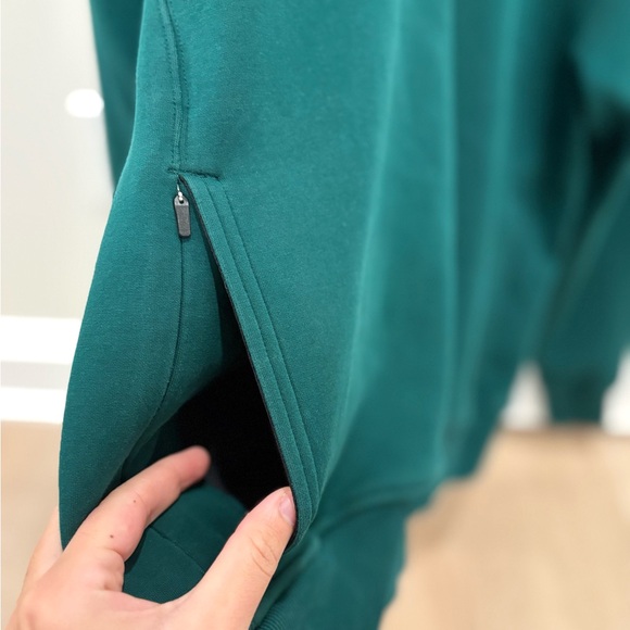 YPB by Abercrombie Green Quarter Zip - Picture 3 of 9